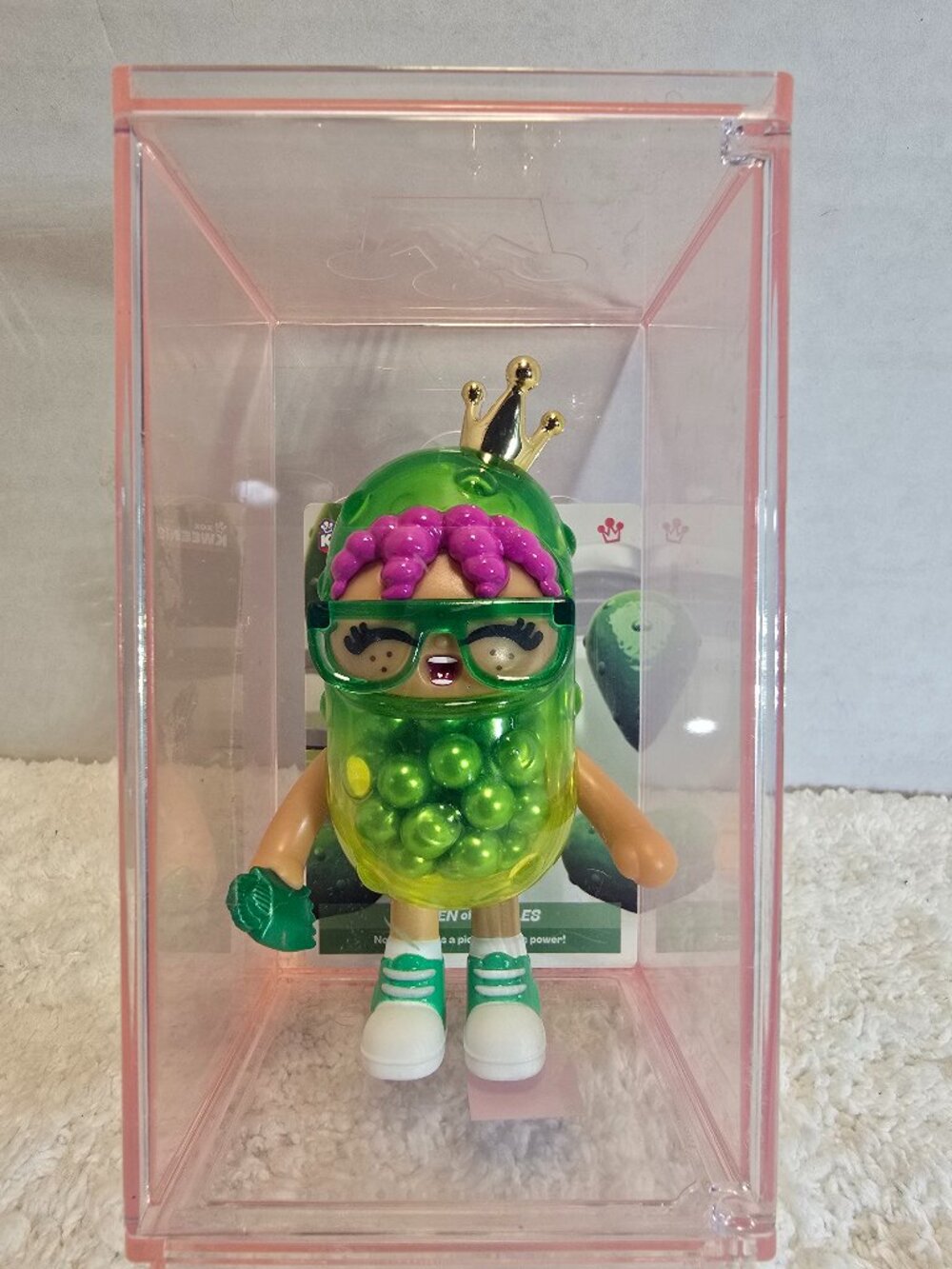 Kween of Pickles XOX Kweenies Quirky Kweens  4" Figurine w/Card & Box